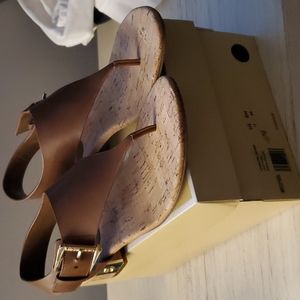 Women's sandle London thong leather